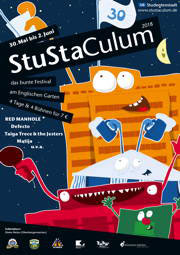 Das StuStaCulum 2018 – Deutschland größtes Studenten Open-Air Festival mit Flair in der Studentenstadt München-Freiham vom 30.05.-02.06.2018 